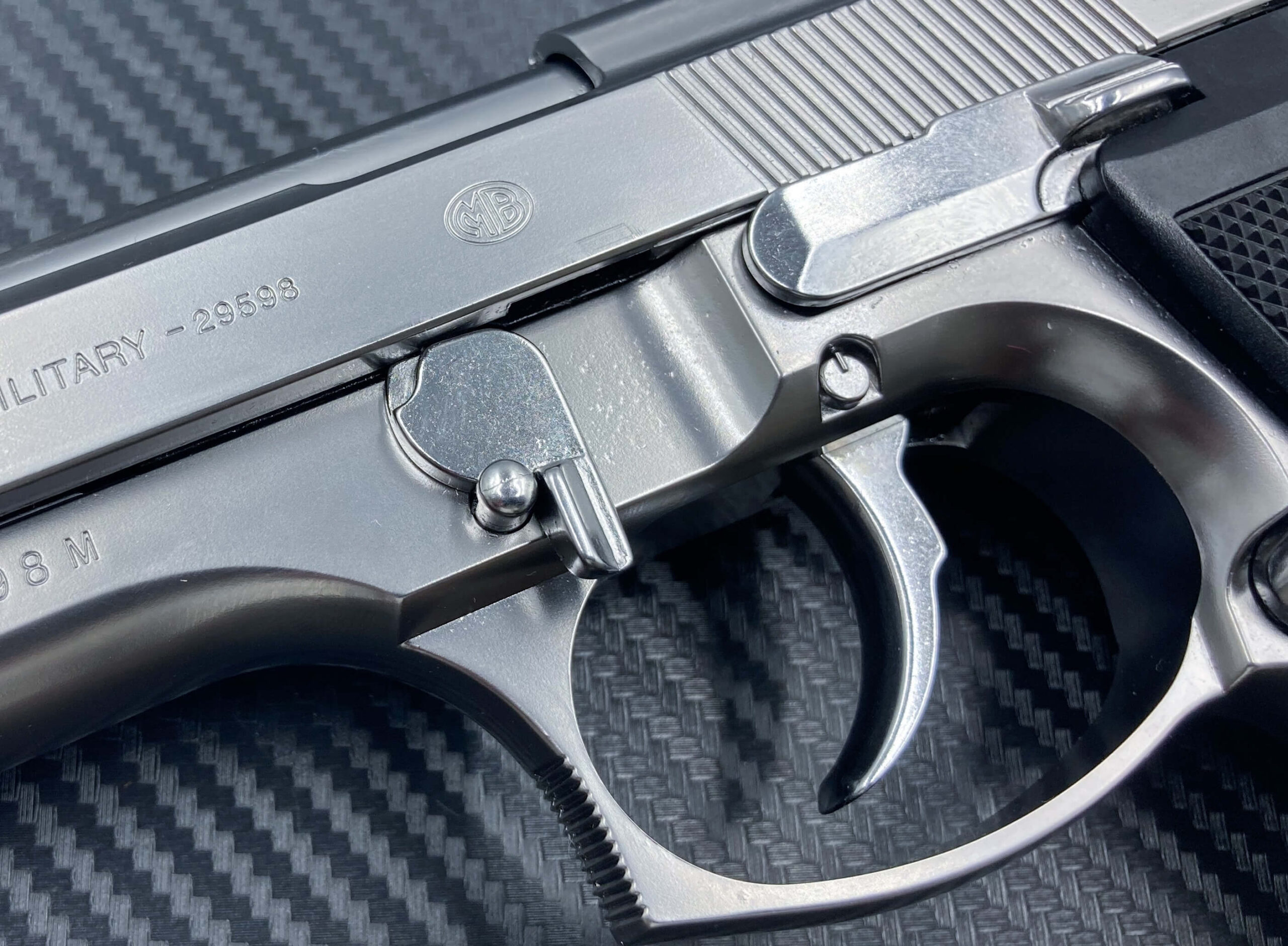東京マルイ みじか 純正 M92F クロームステンレス スライド